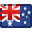 Flag of Australia to select currency Australian dollar