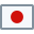 Flag of Japan to select currency Japanese yen